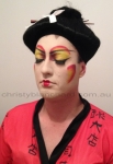 Geisha inspired drag makeup November 2013